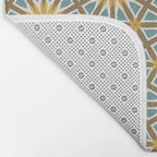 Golden Moroccan Sunburst Bath Mat Gallery Image 2