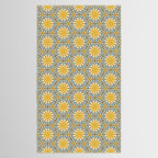 Golden Moroccan Sunburst Tablecloth Gallery Image 2