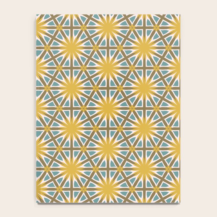 Golden Moroccan Sunburst Notebook Gallery Image 4