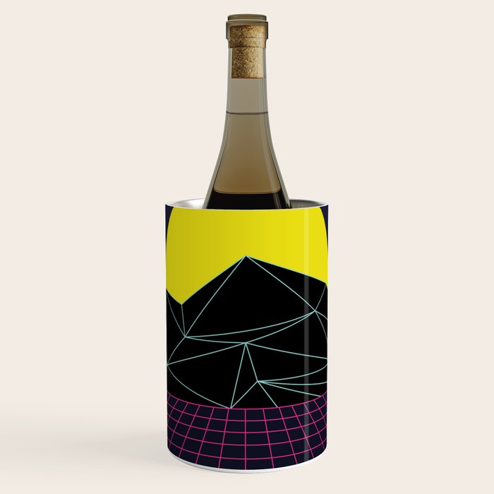 Outrun to the Sun / 80s Retro Wine Chiller Gallery Image 1