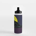 Outrun to the Sun / 80s Retro Water Bottle Gallery Image 2