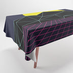 Outrun to the Sun / 80s Retro Tablecloth Gallery Image 1
