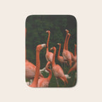 Chorus Line - Flamingo Art Bath Mat Gallery Image 1