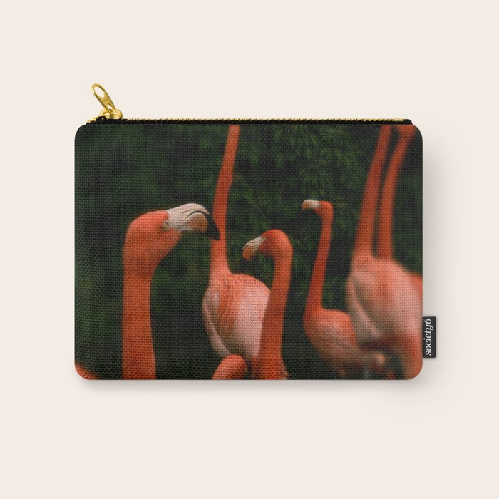 Chorus Line - Flamingo Art Carry All Pouch Gallery Image 1