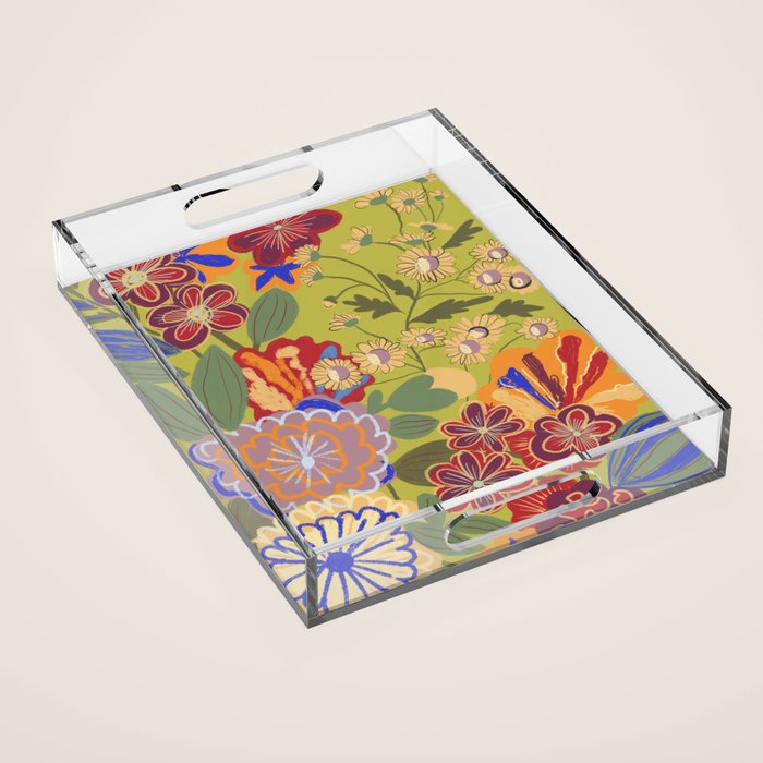 Eclipse garden Acrylic Tray Gallery Image 1