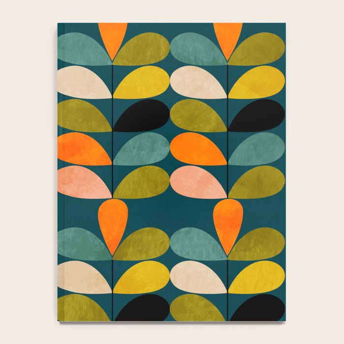 retro minimal floral Notebook Gallery Image 4