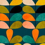 retro minimal floral Coffee Mug Gallery Image 2