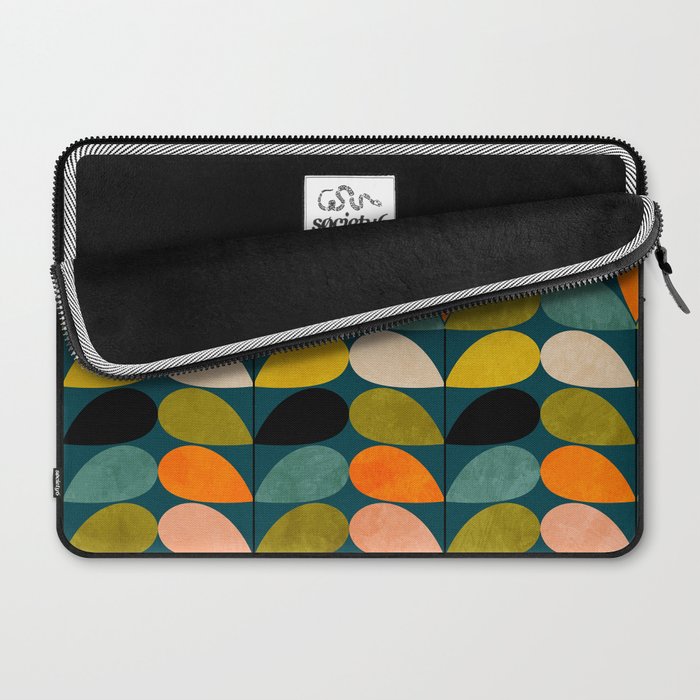 retro minimal floral Laptop Sleeve Gallery Image 2