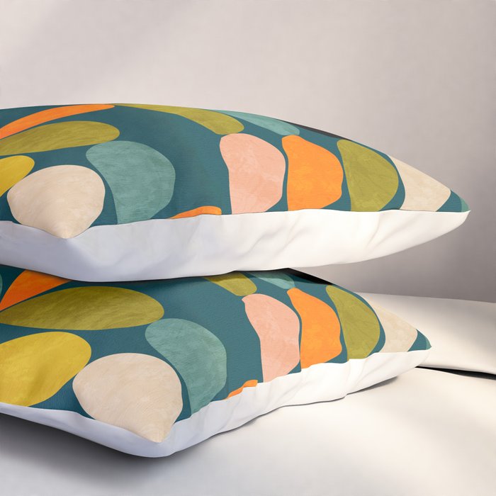 retro minimal floral Pillow Sham Gallery Image 3