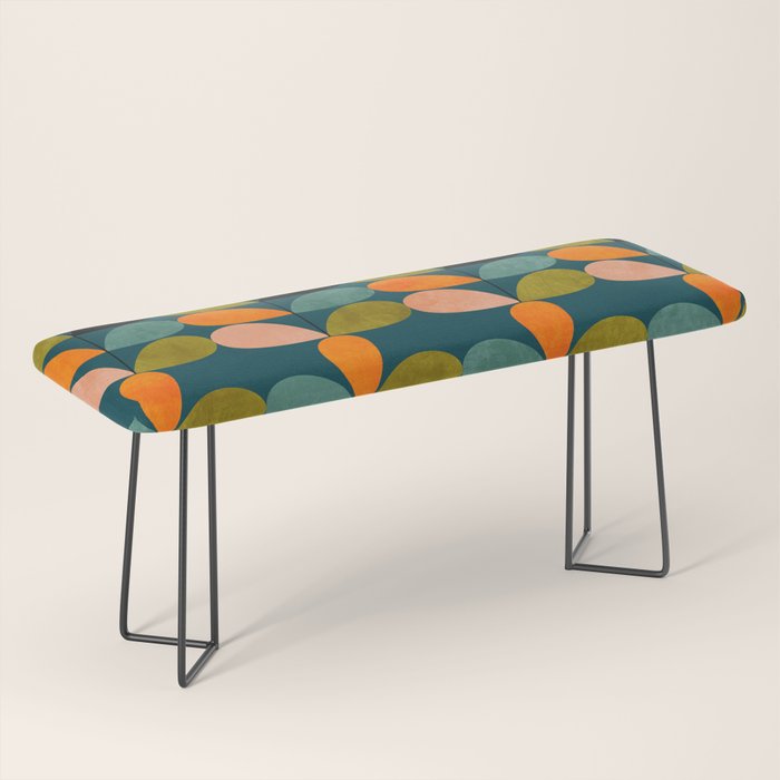 retro minimal floral Bench Gallery Image 1