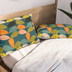 retro minimal floral Pillow Sham Gallery Image 2