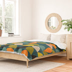 retro minimal floral Duvet Cover Gallery Image 2