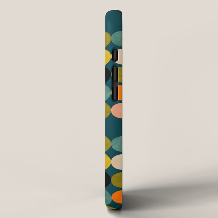 retro minimal floral iPhone Case Gallery Image 2