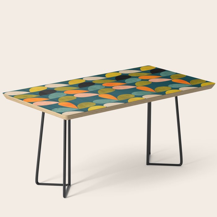 retro minimal floral Coffee Table Gallery Image 1