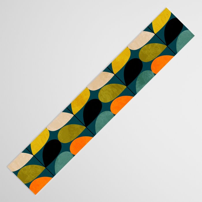 retro minimal floral Table Runner Gallery Image 3