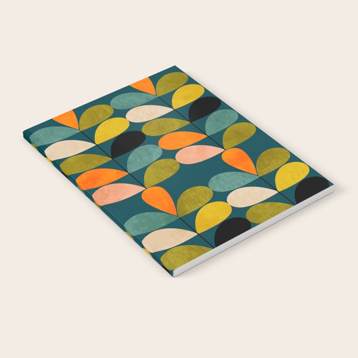 retro minimal floral Notebook Gallery Image 2