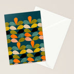 retro minimal floral Stationery Card Gallery Image 2