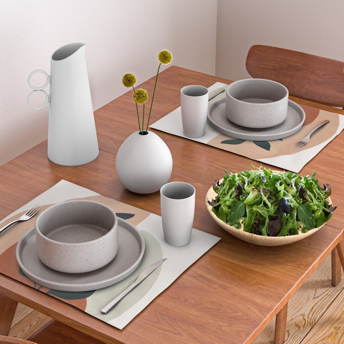 Soft Shapes II Placemat Gallery Image 2