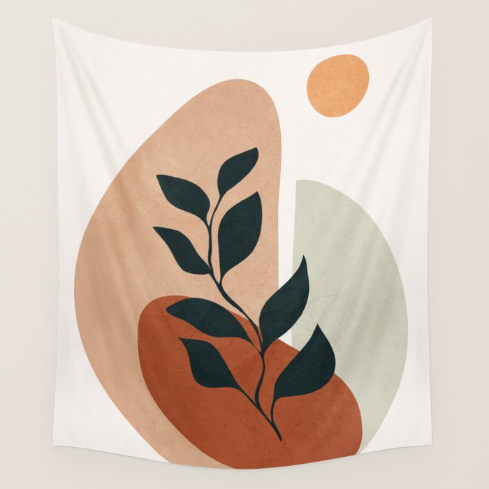 Soft Shapes II Wall Tapestry Gallery Image 4