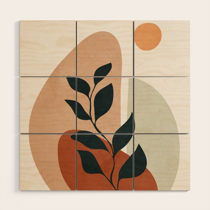 Soft Shapes II Wood Wall Art Gallery Image 1