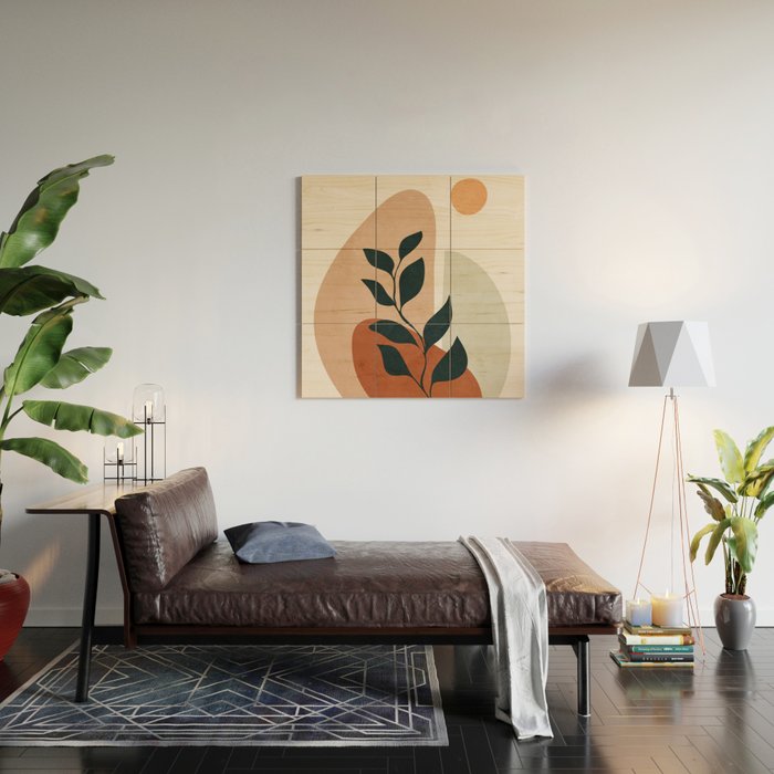 Soft Shapes II Wood Wall Art Gallery Image 2