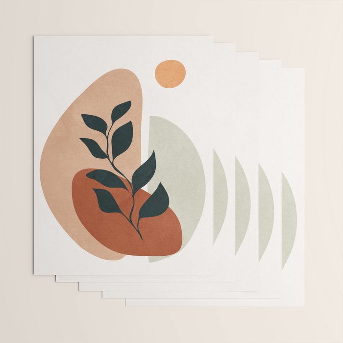 Soft Shapes II Wrapping Paper Gallery Image 3