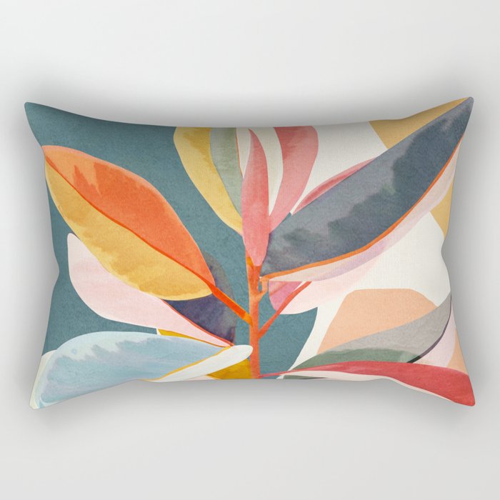 Colorful Branching Out 01 Rectangular Pillow Gallery Image 2