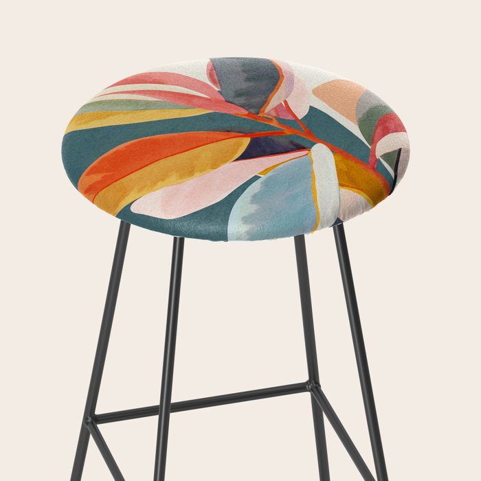 Colorful Branching Out 01 Stool Gallery Image 2