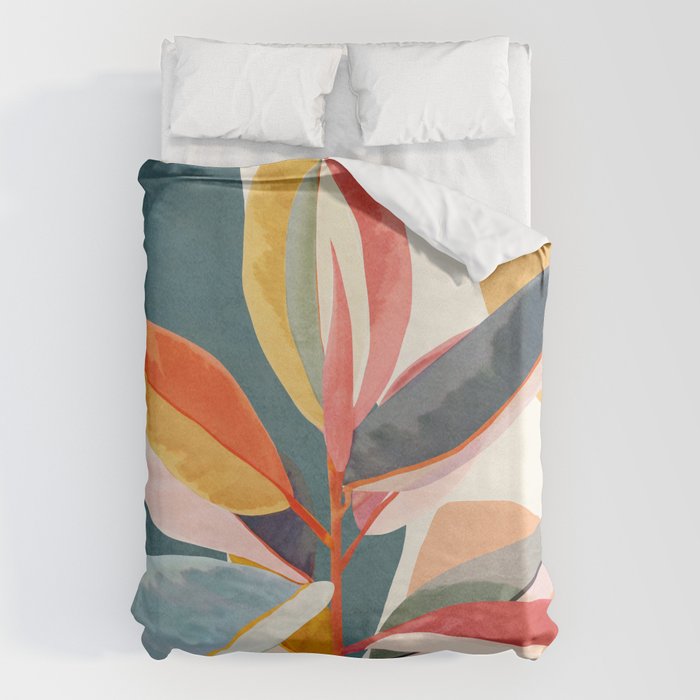 Colorful Branching Out 01 Duvet Cover Gallery Image 1