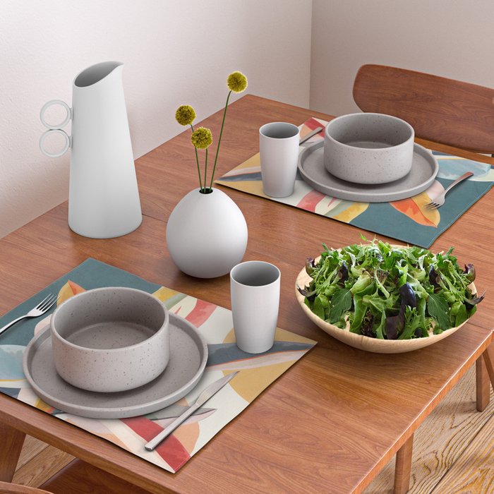 Colorful Branching Out 01 Placemat Gallery Image 2