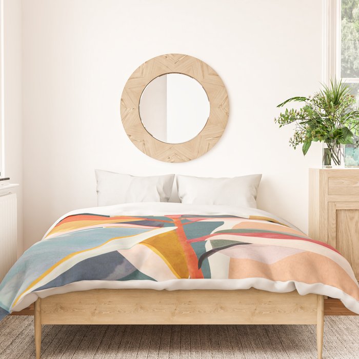 Colorful Branching Out 01 Duvet Cover Gallery Image 3