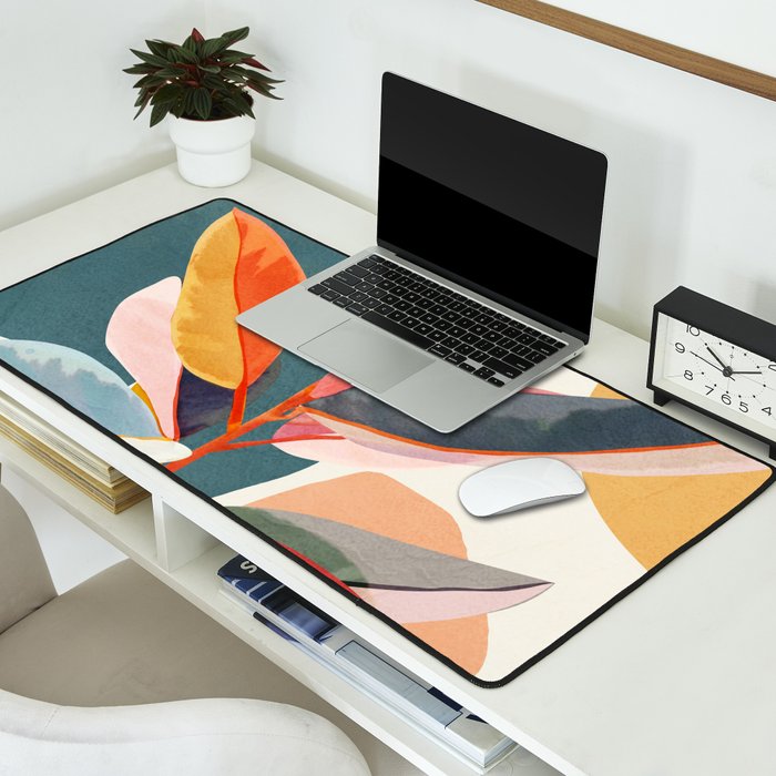 Colorful Branching Out 01 Desk Mat Gallery Image 2