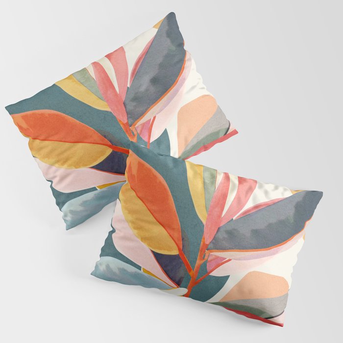 Colorful Branching Out 01 Pillow Sham Gallery Image 1