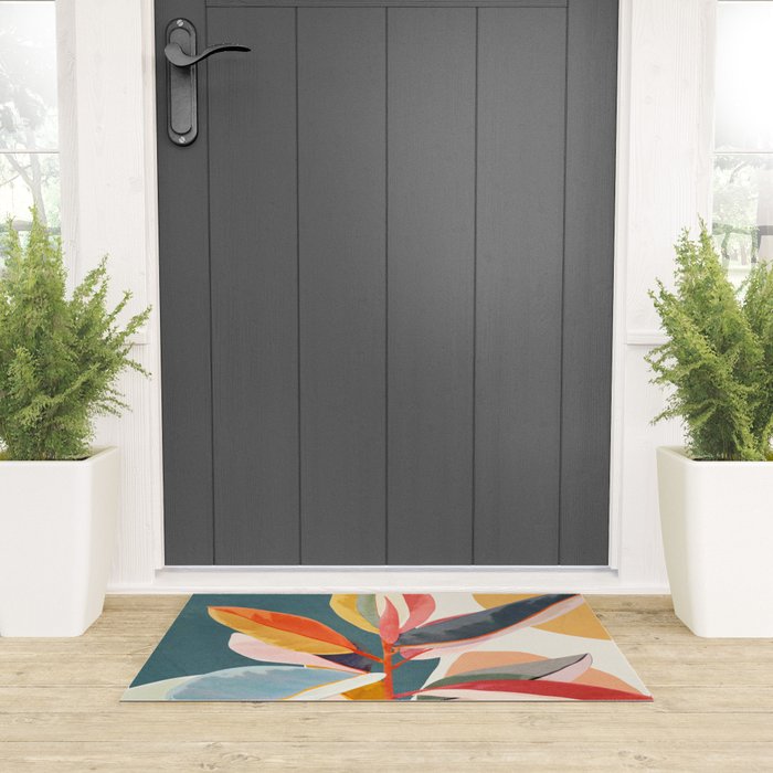 Colorful Branching Out 01 Welcome Mat Gallery Image 3
