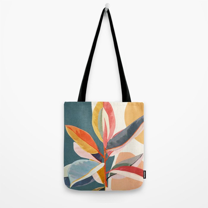 Colorful Branching Out 01 Tote Bag Gallery Image 2