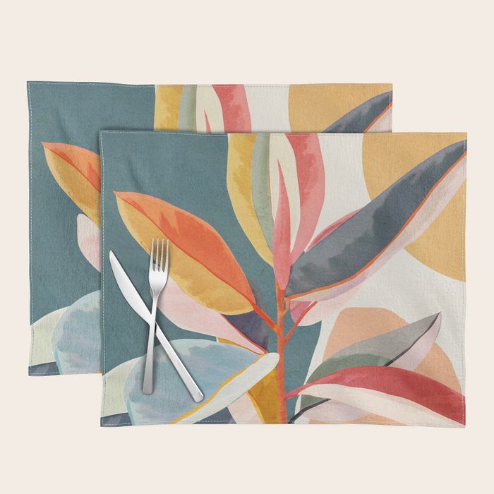 Colorful Branching Out 01 Placemat Gallery Image 1