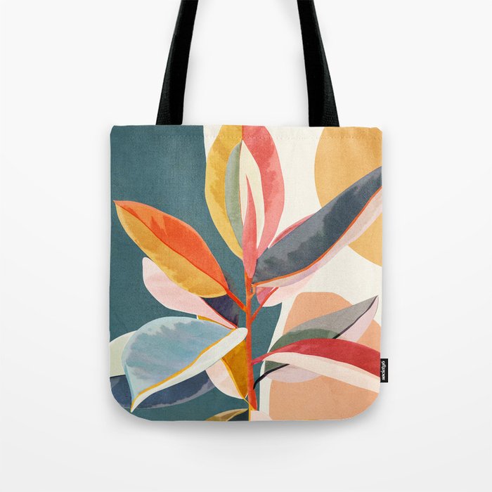 Colorful Branching Out 01 Tote Bag Gallery Image 1