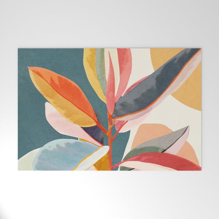 Colorful Branching Out 01 Welcome Mat Gallery Image 1