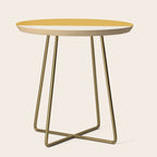 Dual (Yellow Cream) Side Table Gallery Image 1