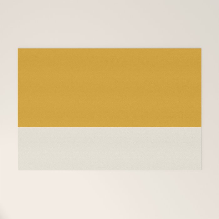 Dual (Yellow Cream) Welcome Mat Gallery Image 1