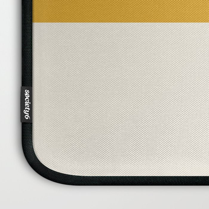 Dual (Yellow Cream) Laptop Sleeve Gallery Image 3