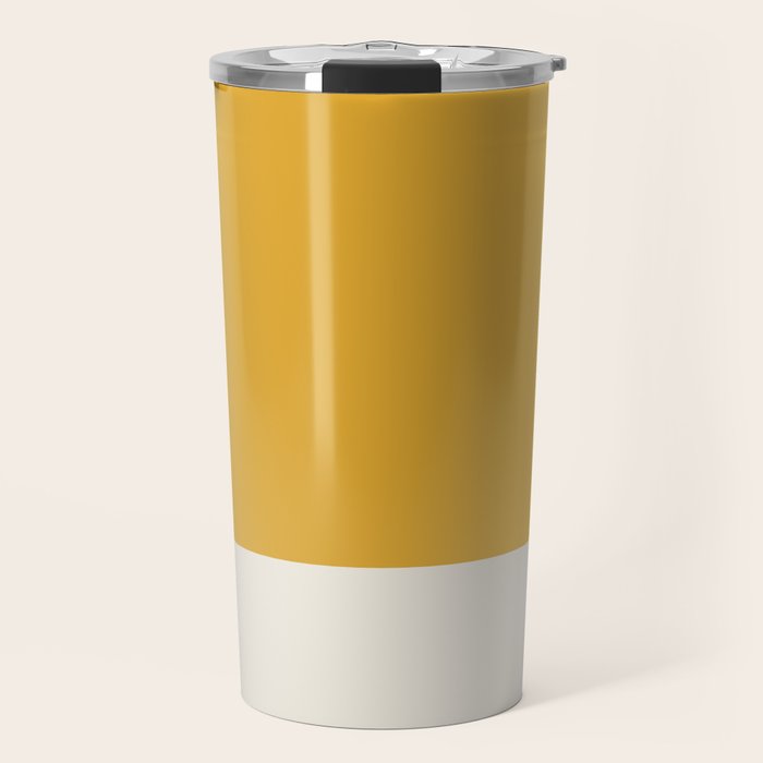 Dual (Yellow Cream) Travel Mug Gallery Image 1