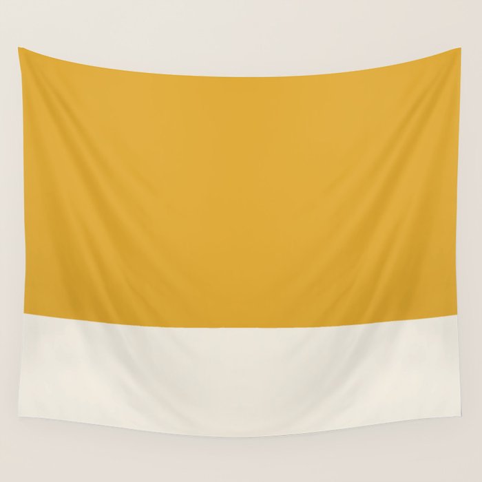 Dual (Yellow Cream) Wall Tapestry Gallery Image 4