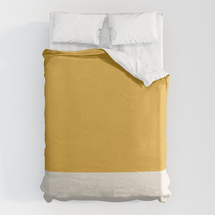 Dual (Yellow Cream) Duvet Cover Gallery Image 1