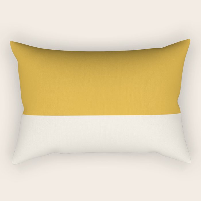 Dual (Yellow Cream) Rectangular Pillow Gallery Image 2