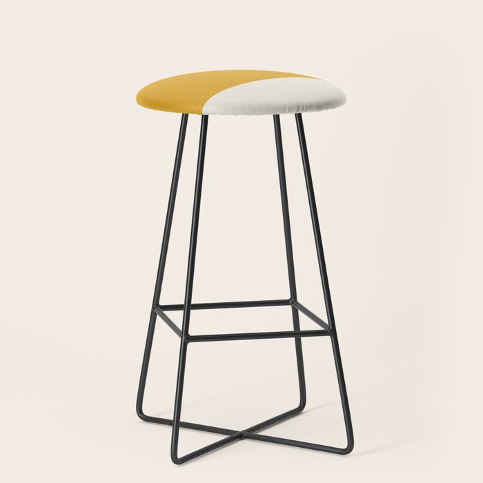 Dual (Yellow Cream) Stool Gallery Image 1