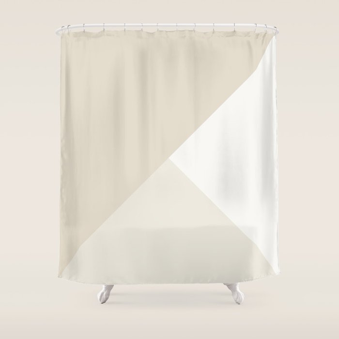 Bone Tones Shower Curtain Gallery Image 1