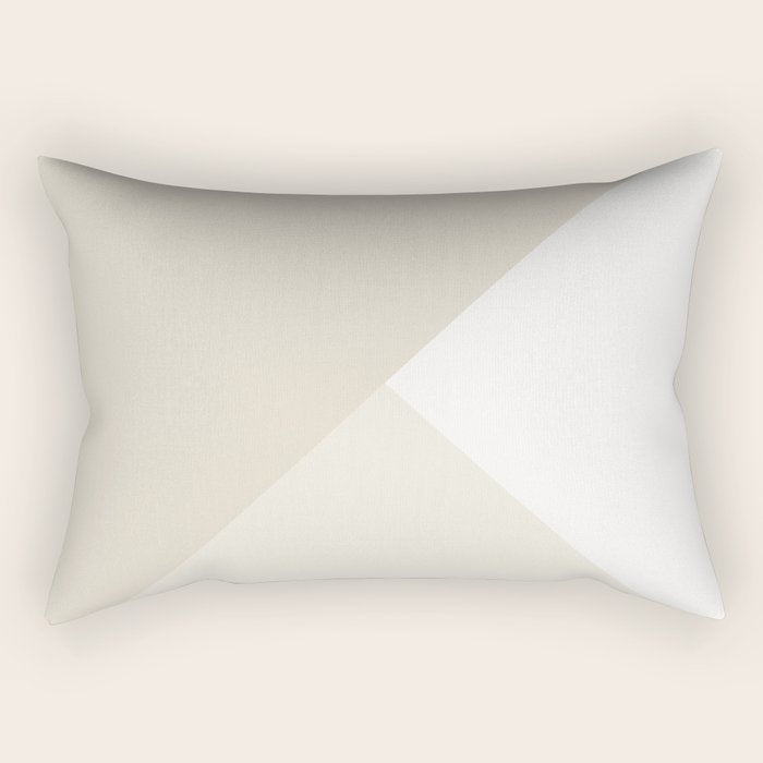 Bone Tones Rectangular Pillow Gallery Image 1