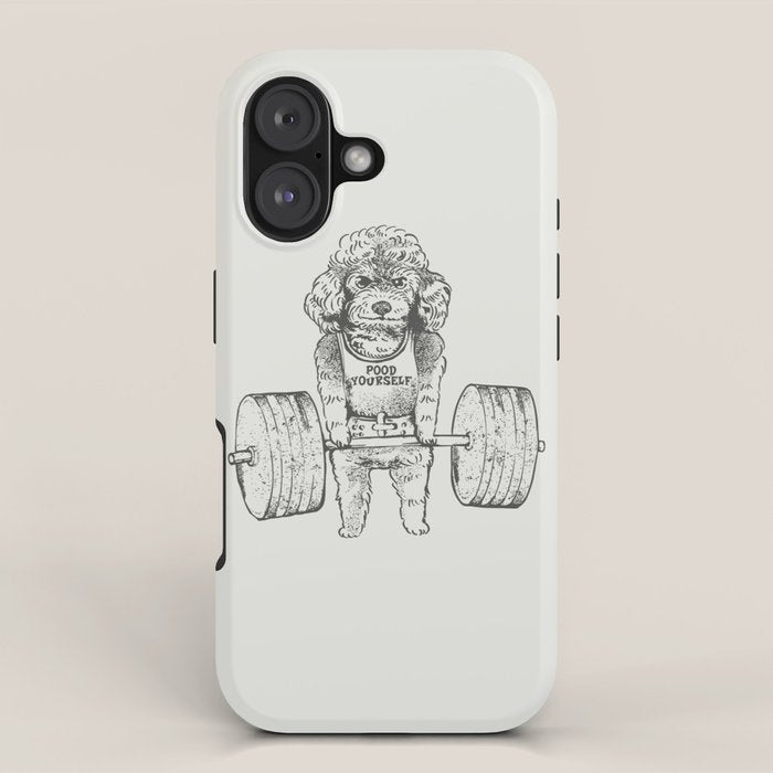 Poodle Lift iPhone Case Gallery Image 1