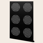 Flower of life on black Wallpaper Gallery Image 2